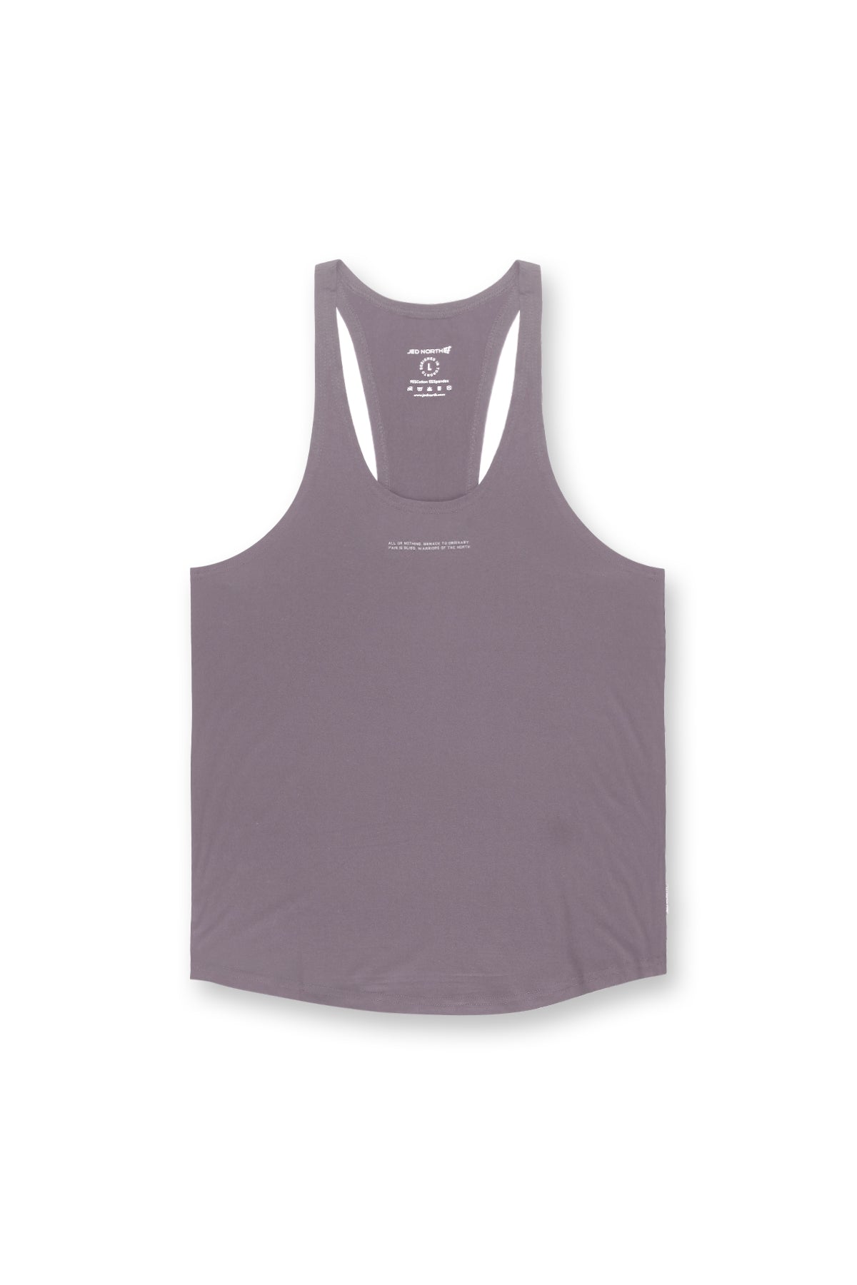 Jed North Herren Classic Bodybuilding Racerback Stringer - Quote Grau