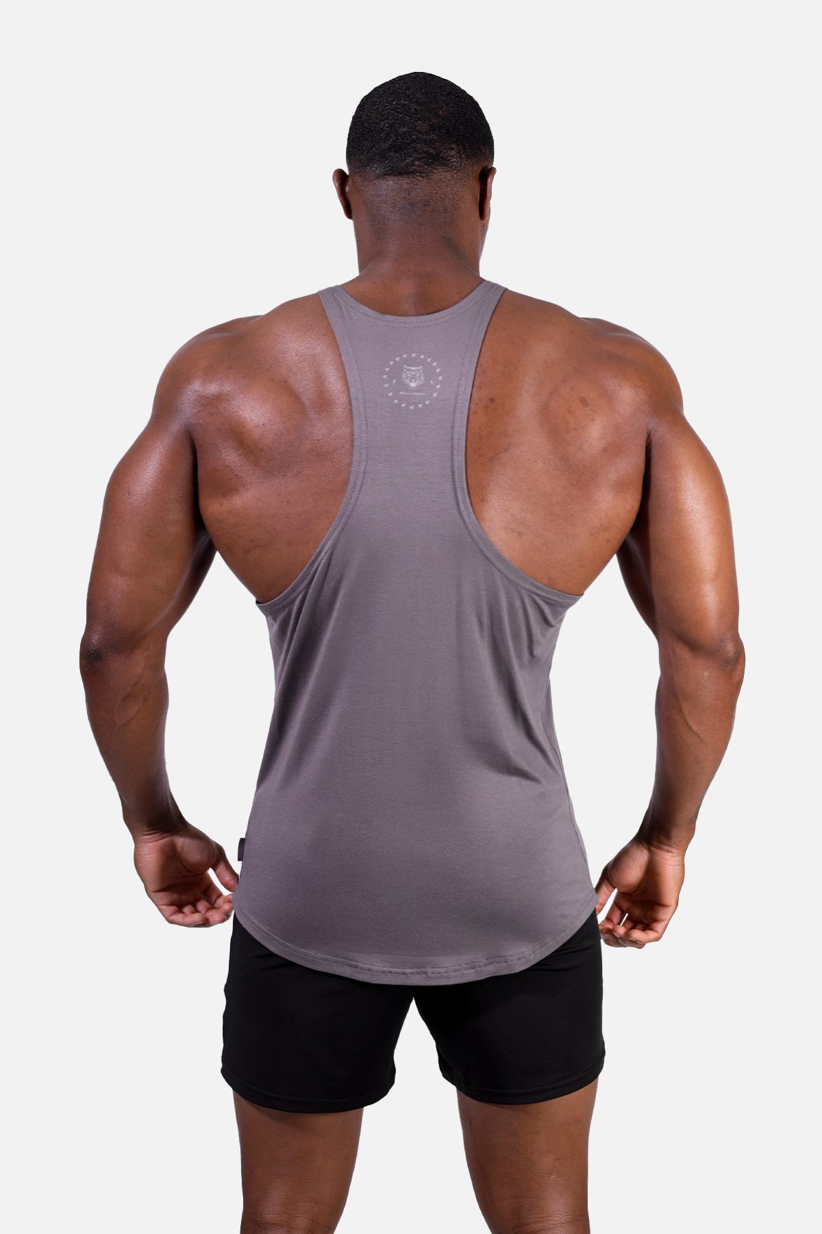 Jed North Herren Classic Bodybuilding Racerback Stringer - Quote Grau