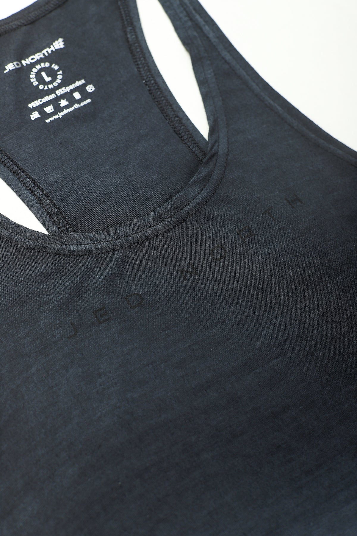 Jed North Herren Classic Bodybuilding Racerback Stringer - Grau Ombré