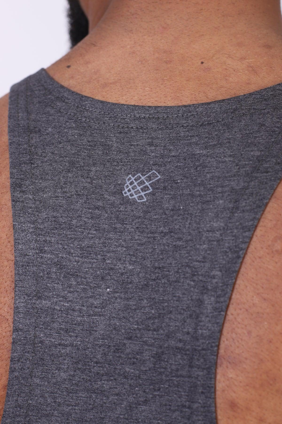 Jed North Herren Classic Bodybuilding Racerback Stringer - Heather Grau