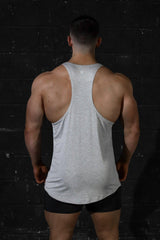 Jed North Herren Classic Bodybuilding Racerback Stringer - Hellgrau