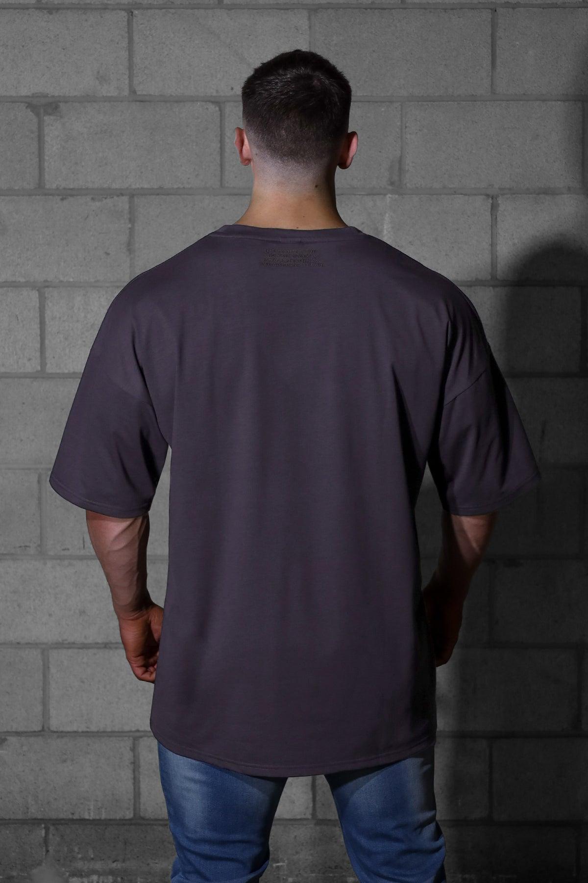 Jed North Herren Energy Oversize T-Shirt - Dunkelgrau