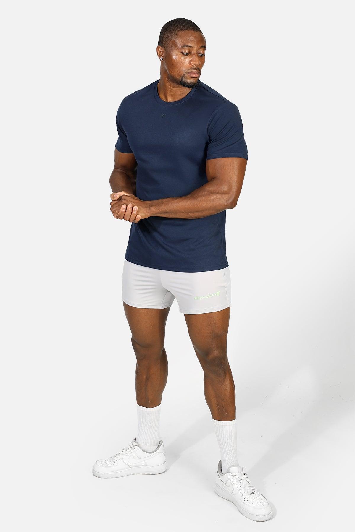 Jed North taktisches schnelltrocknendes Trainings-T-Shirt für Herren – Space Blue
