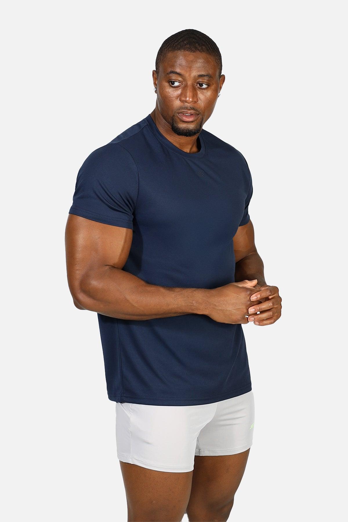 Jed North taktisches schnelltrocknendes Trainings-T-Shirt für Herren – Space Blue