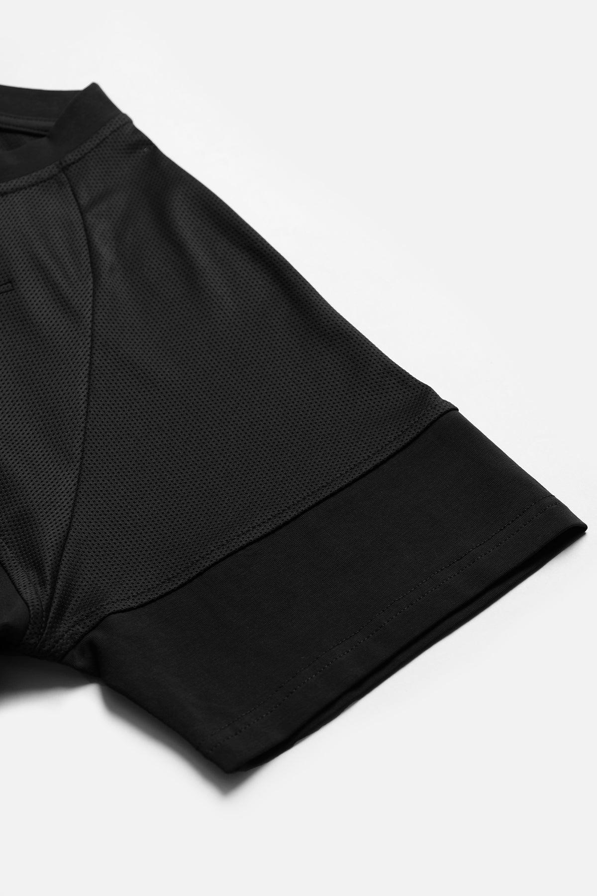 Jed North Core Mesh Trainings-T-Shirt für Herren 2.0 - Schwarz