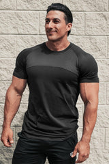 Jed North Core Mesh Trainings-T-Shirt für Herren 2.0 - Schwarz