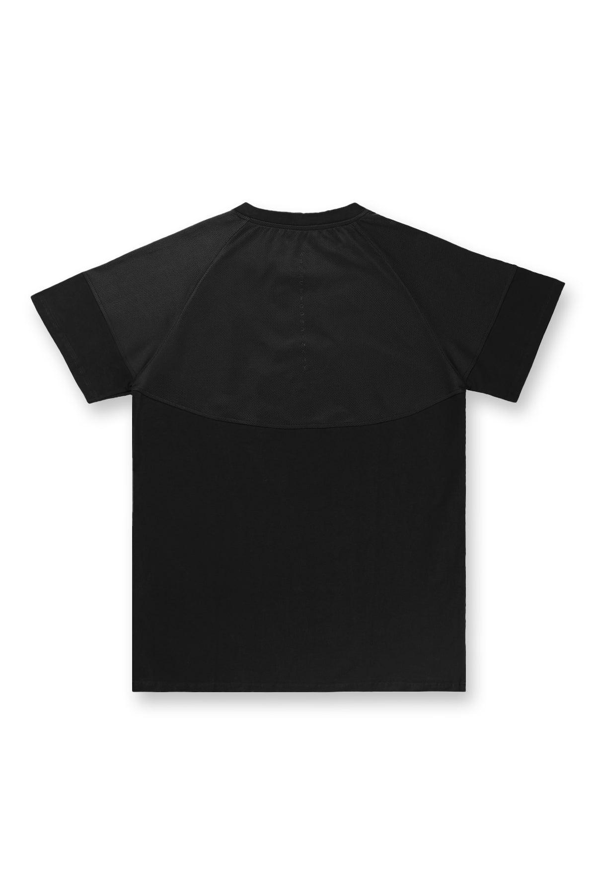 Jed North Core Mesh Trainings-T-Shirt für Herren 2.0 - Schwarz