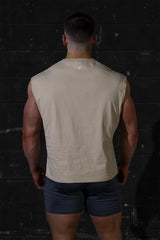 Jed North Herren Box Cut Muscle-Shirt - Hellkhaki