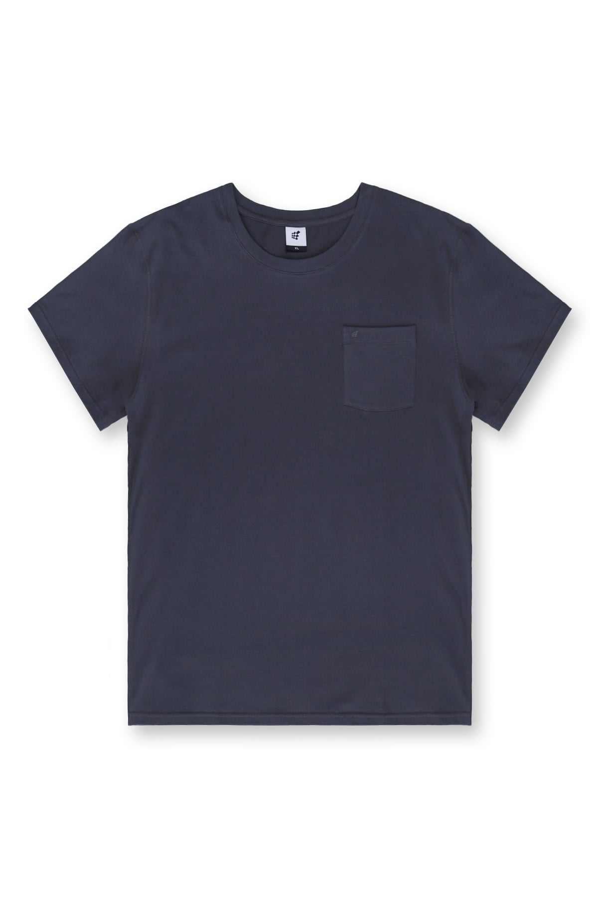 Jed North Herren Klassisches Premium-Taschen-T-Shirt - Dunkelgrau