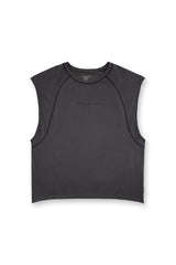 Jed North Herren ärmelloses Raglan-Tanktop - Dunkelgrau