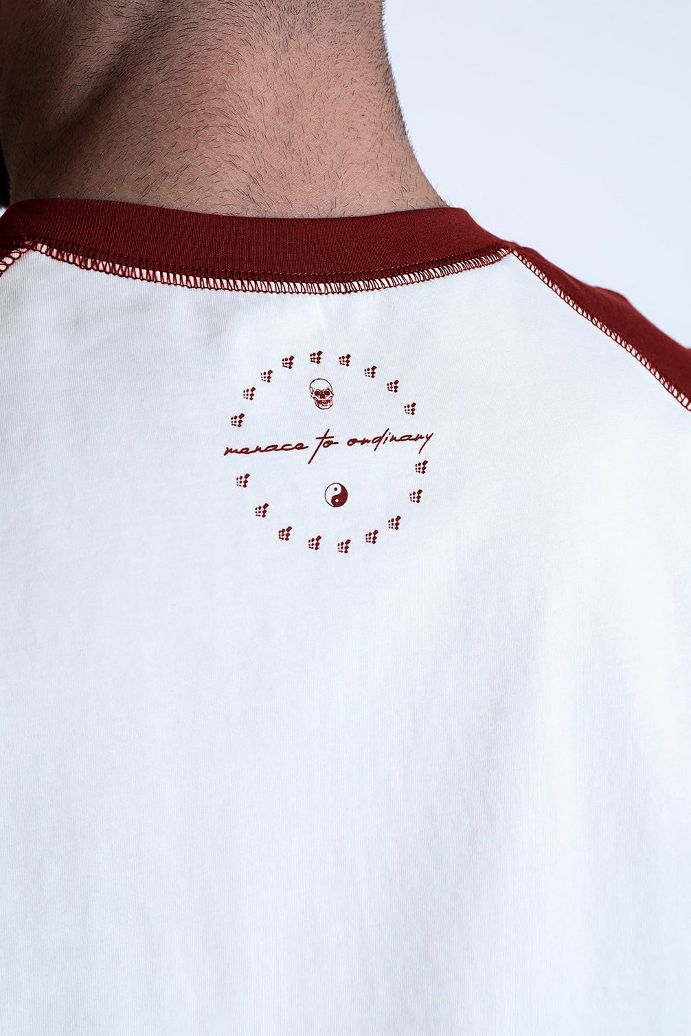 Jed North ärmelloses Herren-Raglan-Tanktop - Ziegelrot