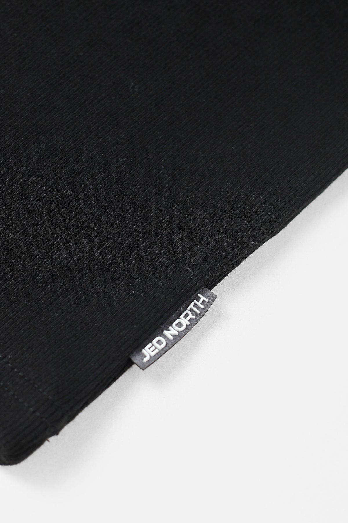 Jed North Herren Rippstrick-Muskelshirt - Schwarz