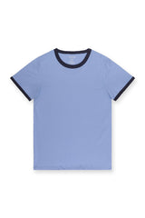 Jed North Muscle-Fit Ringer-T-Shirt für Herren – Electric Blue