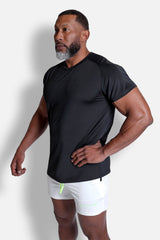 Jed North Herren Premium Trainingsshirt - Schwarz