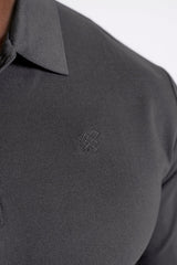 Jed North Men's Polo Button-Up Longsleeve - Cool Olive