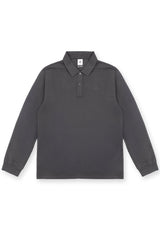 Jed North Men's Polo Button-Up Longsleeve - Cool Olive