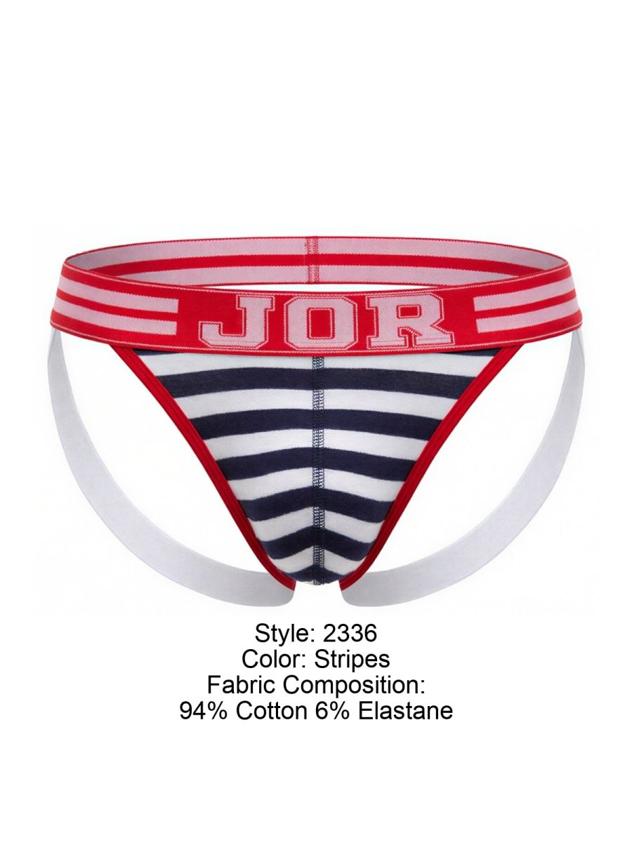 JOR 2336 Santorini Jockstrap Color Stripes - EricSaloDesign.com