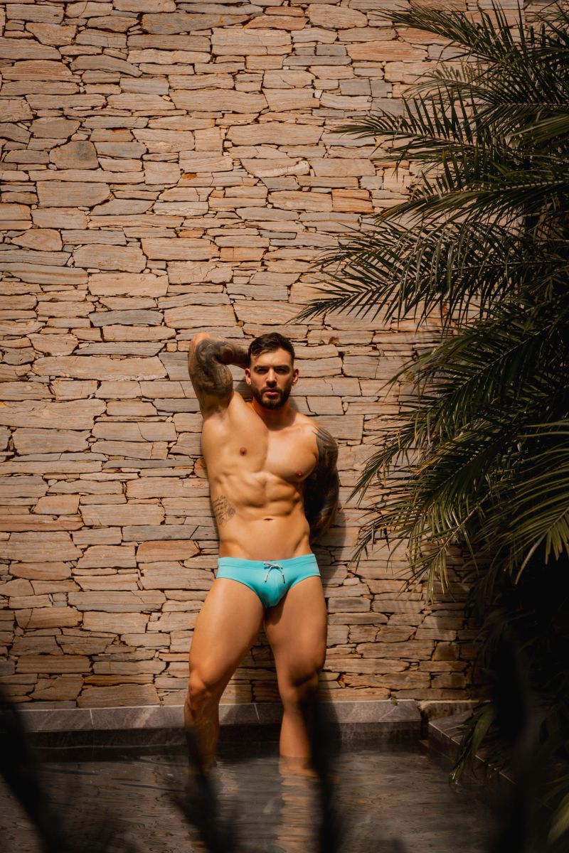 JOR 2387 Travel Swim Briefs Color Turquoise - EricSaloDesign.com