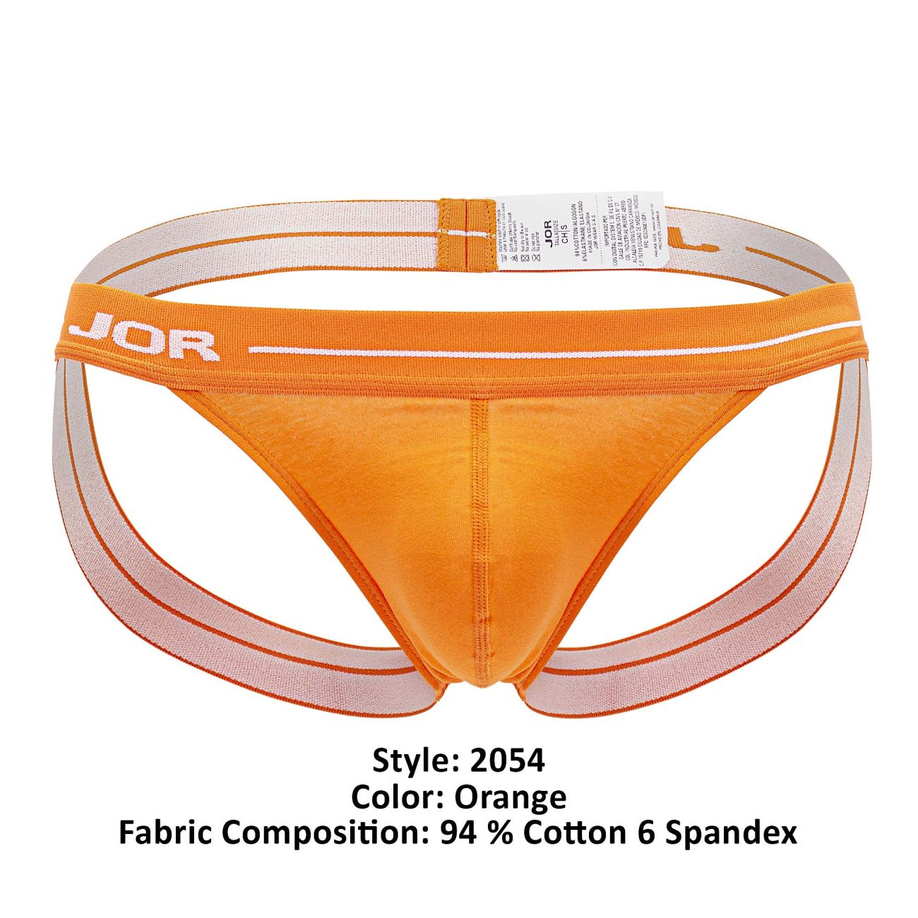 JOR 2054 Jockstrap quotidien couleur orange