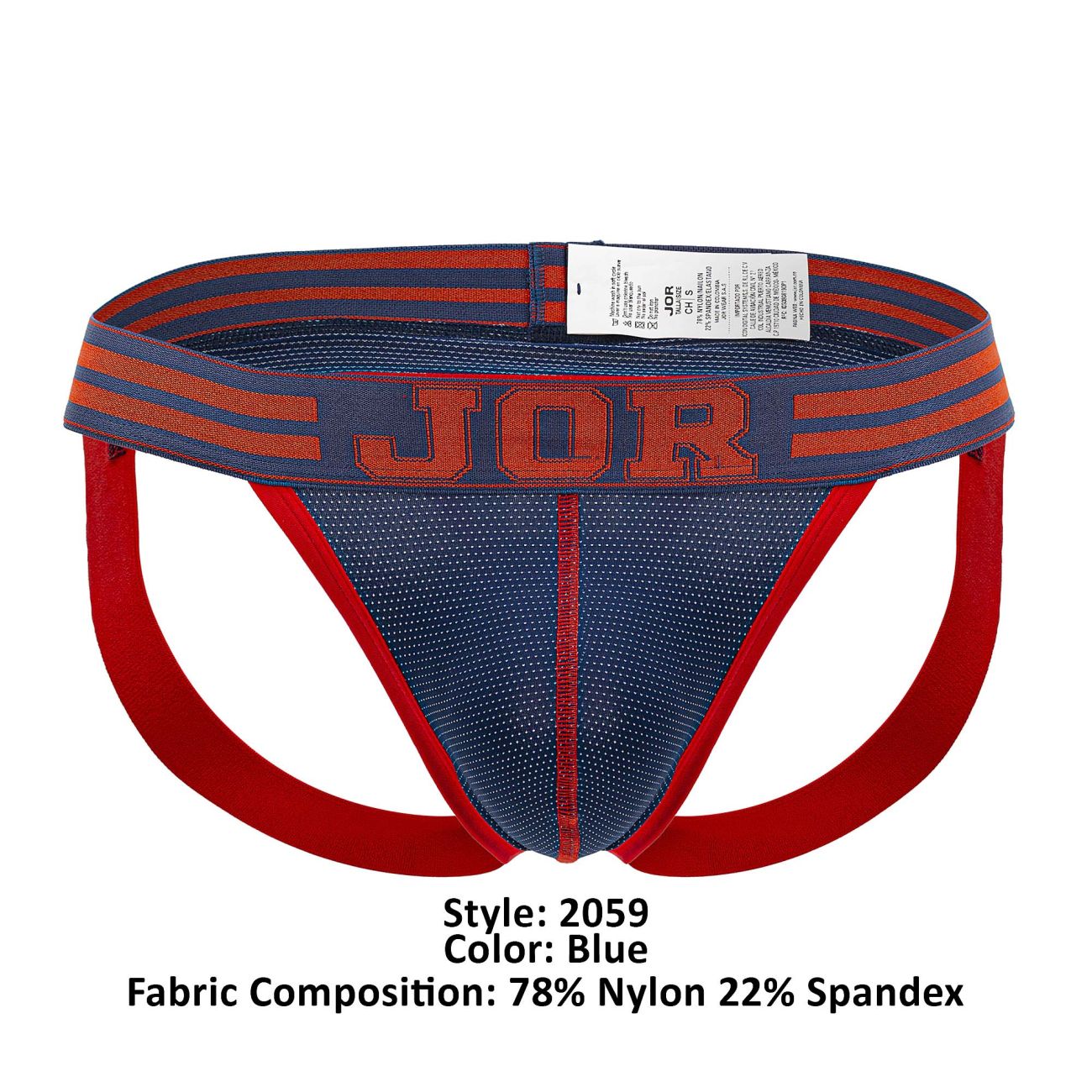 JOR 2059 Jockstrap College Couleur Bleu