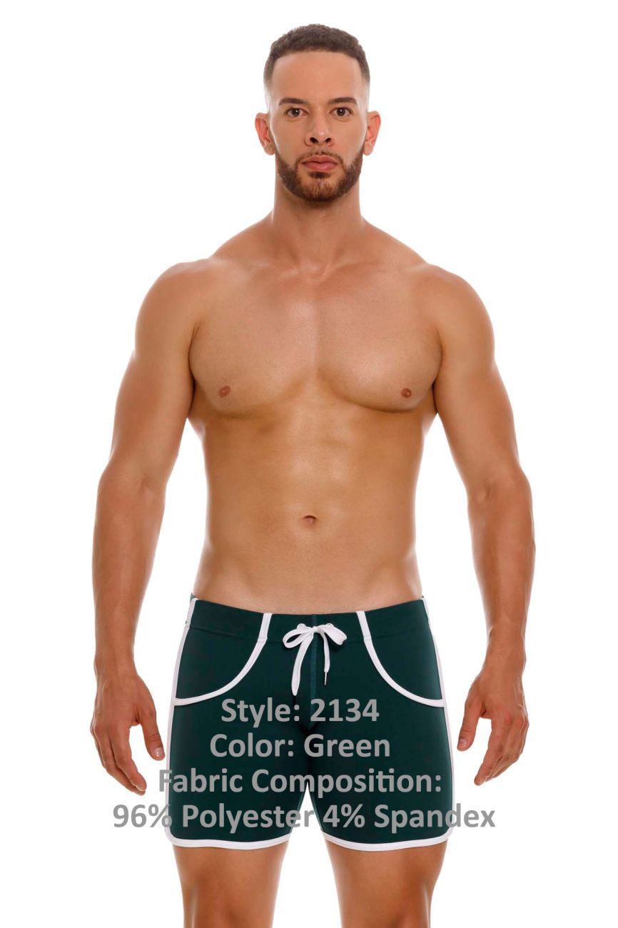 Short de sport Wimbledon JOR 2134 Couleur Vert