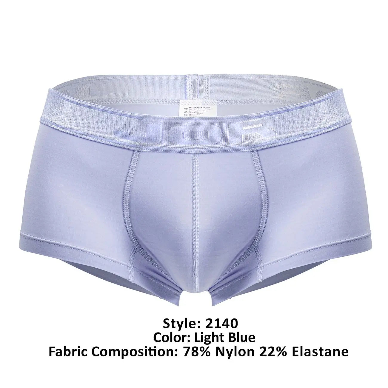 JOR Men's Underwear 2140 Element Trunks Color Light Blue
