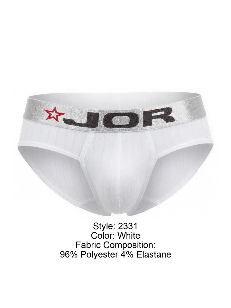 JOR Men's Underwear 2331 Cronos Briefs Color White