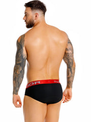 JOR 2443 Sous-vêtements pour hommes Astor Slips Élégants Couleur Noir