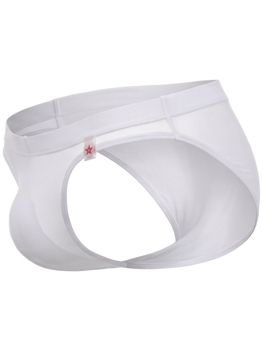 JOR 2450 Sous-vêtements masculins Slips invisibles Confort épuré Couleur Blanc