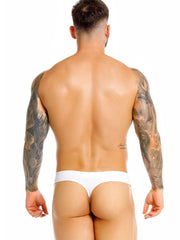 JOR 2451 Men's Underwear Invisible Sleek Thongs Color White