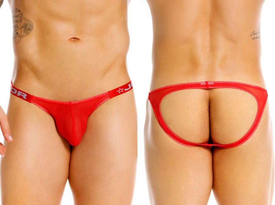 JOR 2465 Herren Unterwäsche Frost Atmungsaktiver Jockstrap Farbe Rot