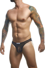 JUSTIN+SIMON XSJ01 Classic Bikini Color Black Mesh