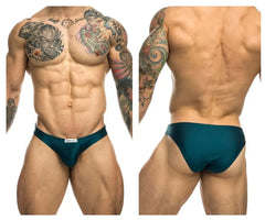 JUSTIN+SIMON Sous-vêtement Homme XSJ01 Bikini Classique Couleur Vert Opale