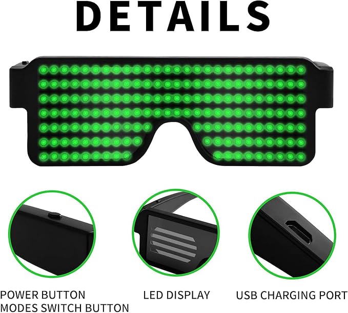 Lunettes lumineuses à LED KBW Global