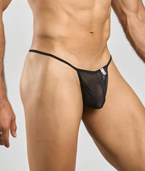 MOB Men's Sheer T Back Thong