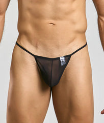 MOB Men's Sheer T Back Thong