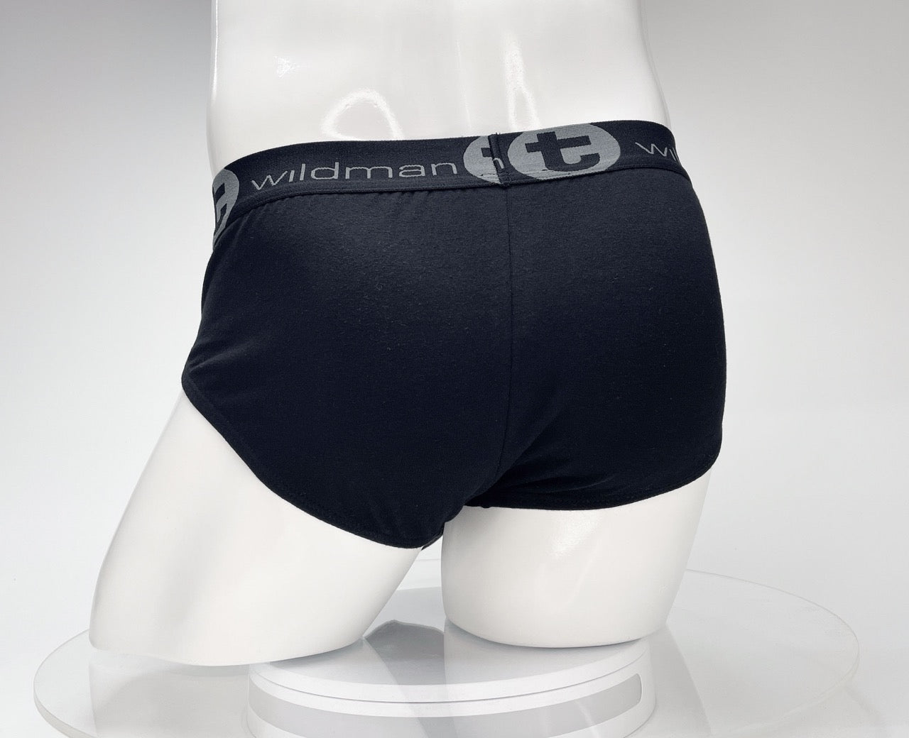 WildmanT Cotton Monster Cock Brief Black