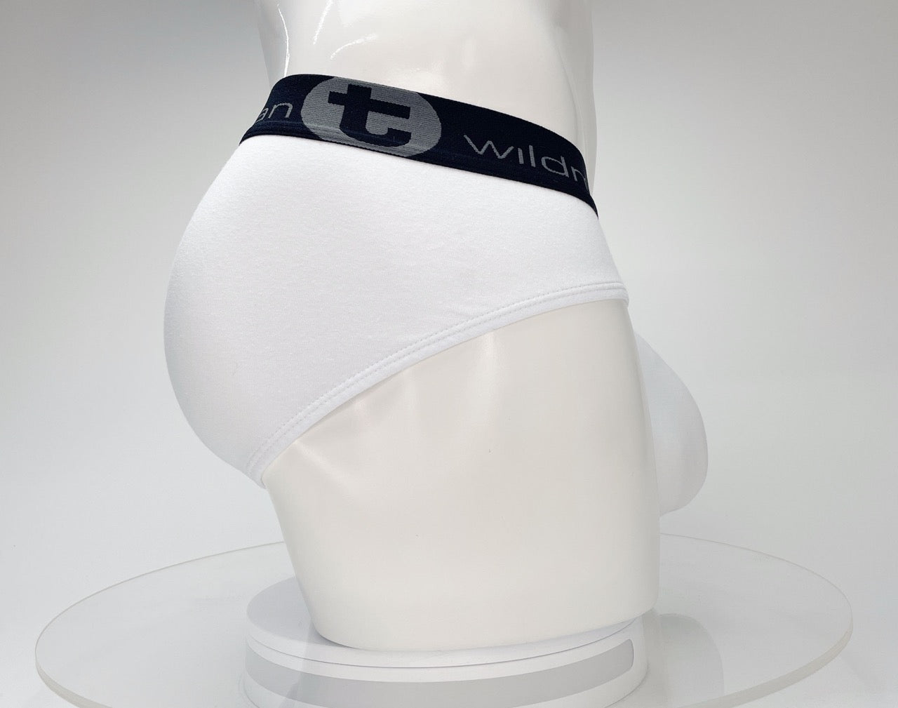 WildmanT Cotton Monster Cock Brief White