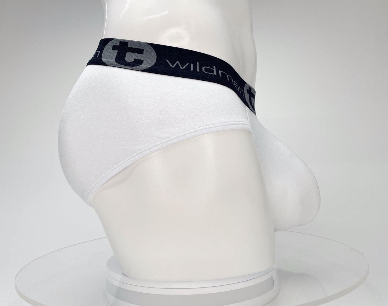 WildmanT Cotton Monster Cock Brief White