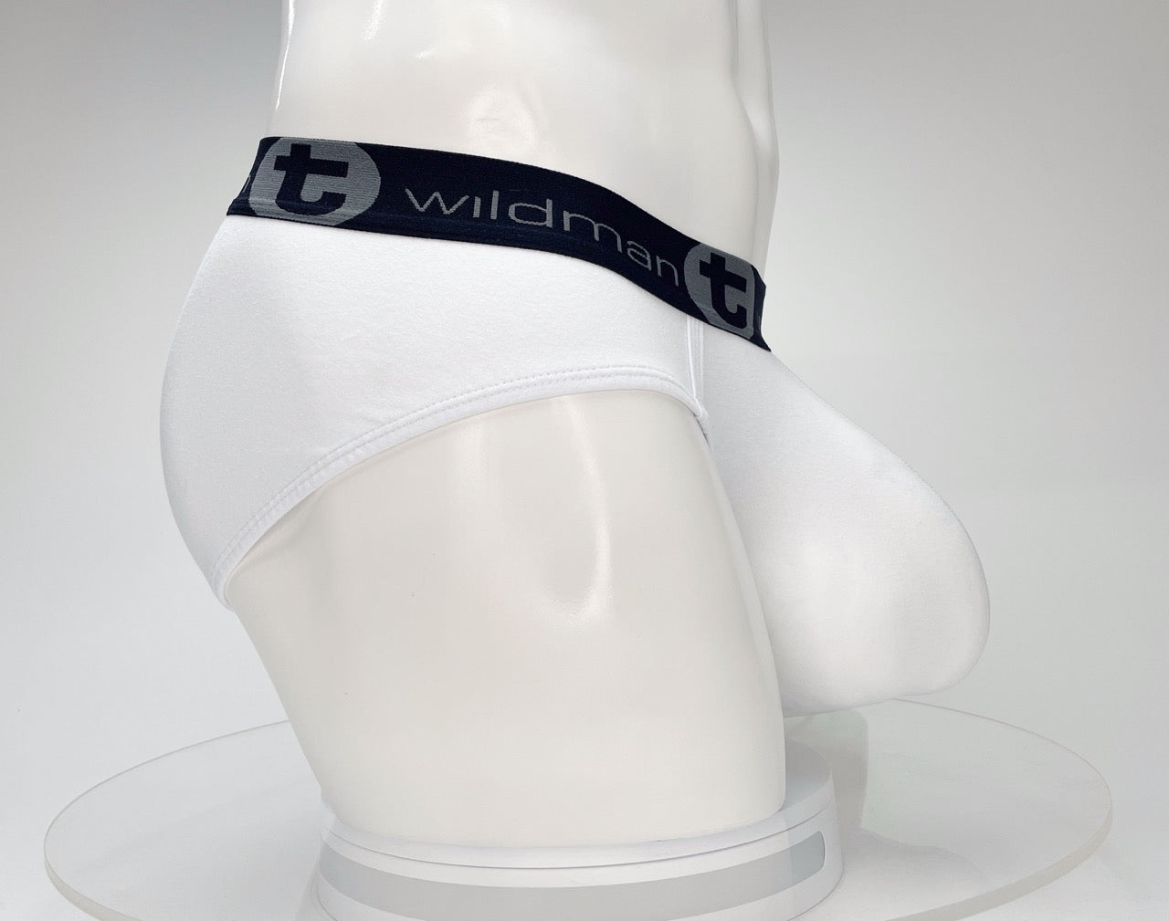 WildmanT Cotton Monster Cock Brief White