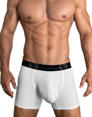 WildmanT Cotton Monster Cock 5" Inseam Boxer Brief White