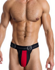 WildmanT Monster Cock Rubber/Cotton Jockstrap Red