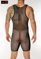 Go Softwear 4208 Men's Chain Link Mesh Singlet - Black