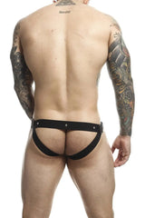 MaleBasics Men's Underwear DMBL01 DNGEON Cockring Jockstrap Color Red