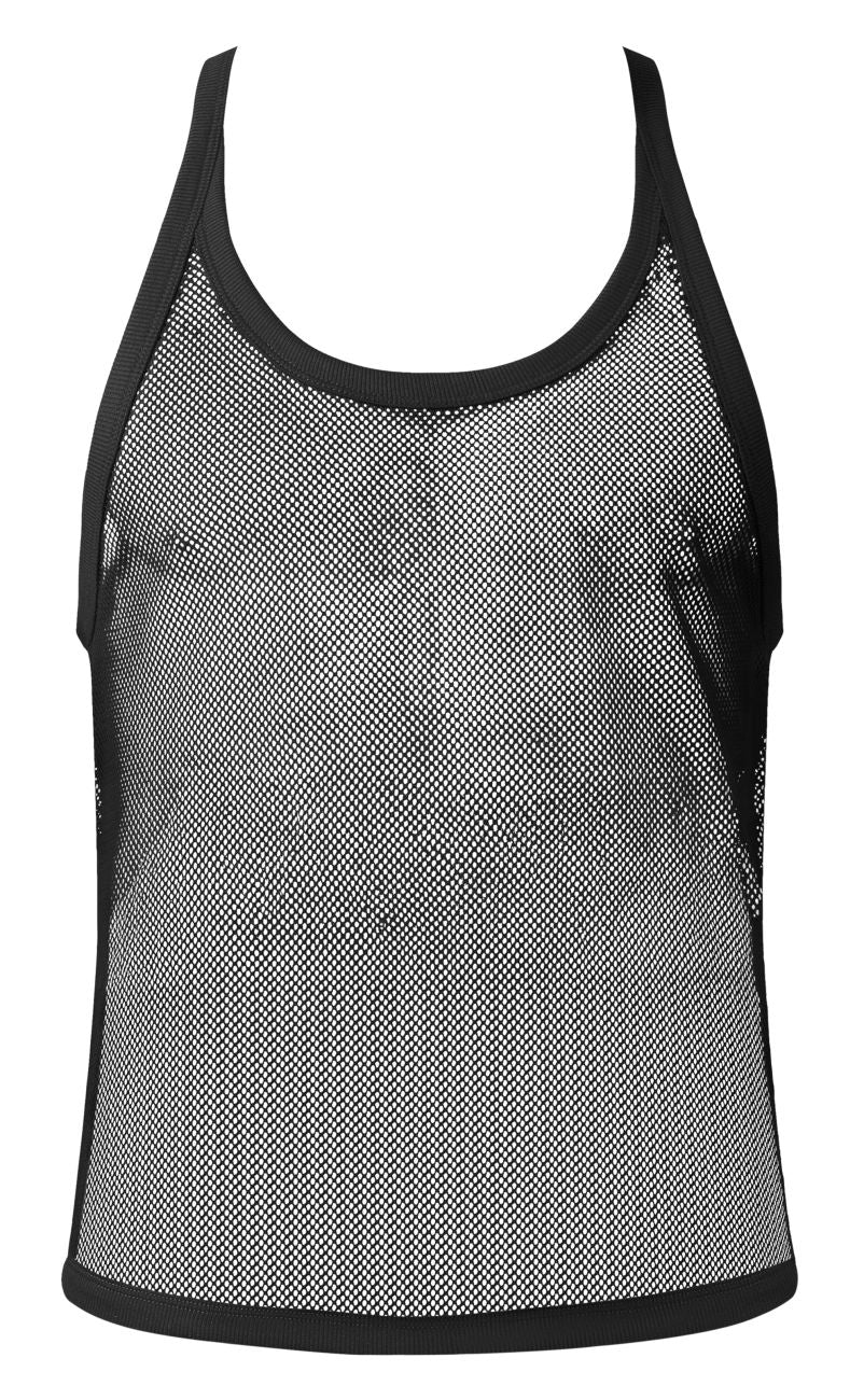 Male Power 110-11C Fishnet 2 Tank Top Color Black