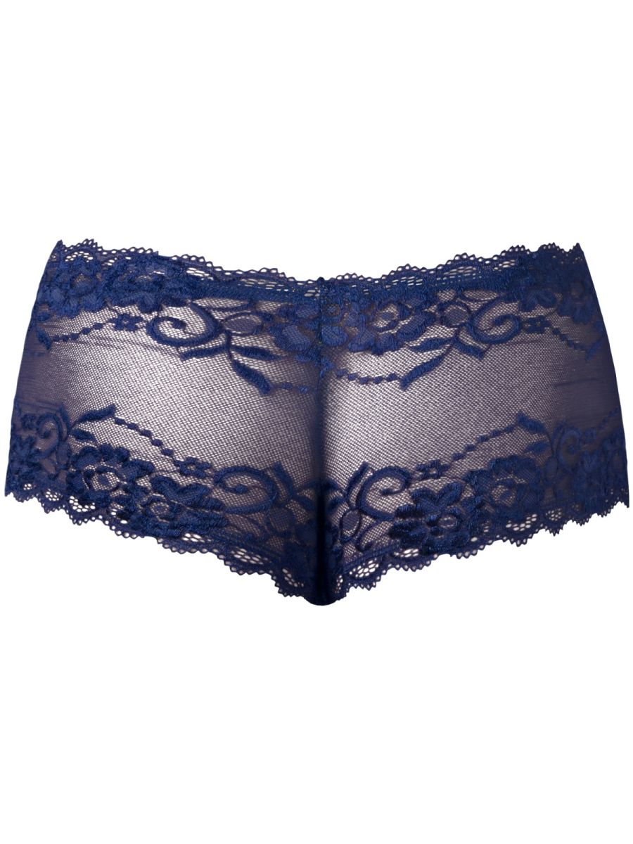 Male Power 127-280 Sassy Lace Mini Short Transparenter Beutel Farbe Navy