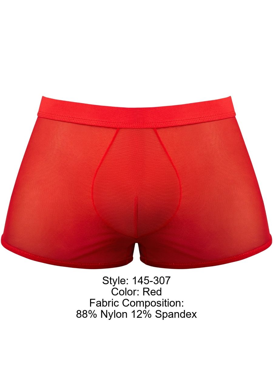 Male Power 145-307 Mesh 2 Mini Short Trunks Farbe Rot