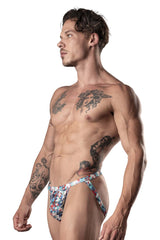 Male Power 331-293 Your Lace Or Mine Jock Farbe Rot-Weiß-Blau