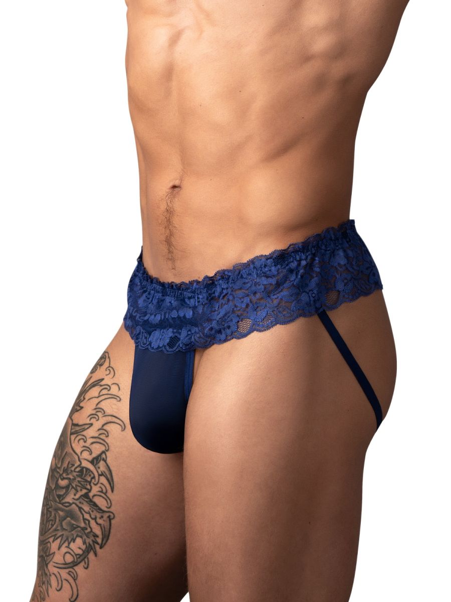 Male Power 360-280 Sassy Lace Skirt Jock Farbe Navy