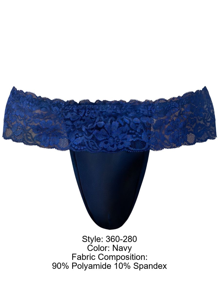 Male Power 360-280 Sassy Lace Skirt Jock Farbe Navy